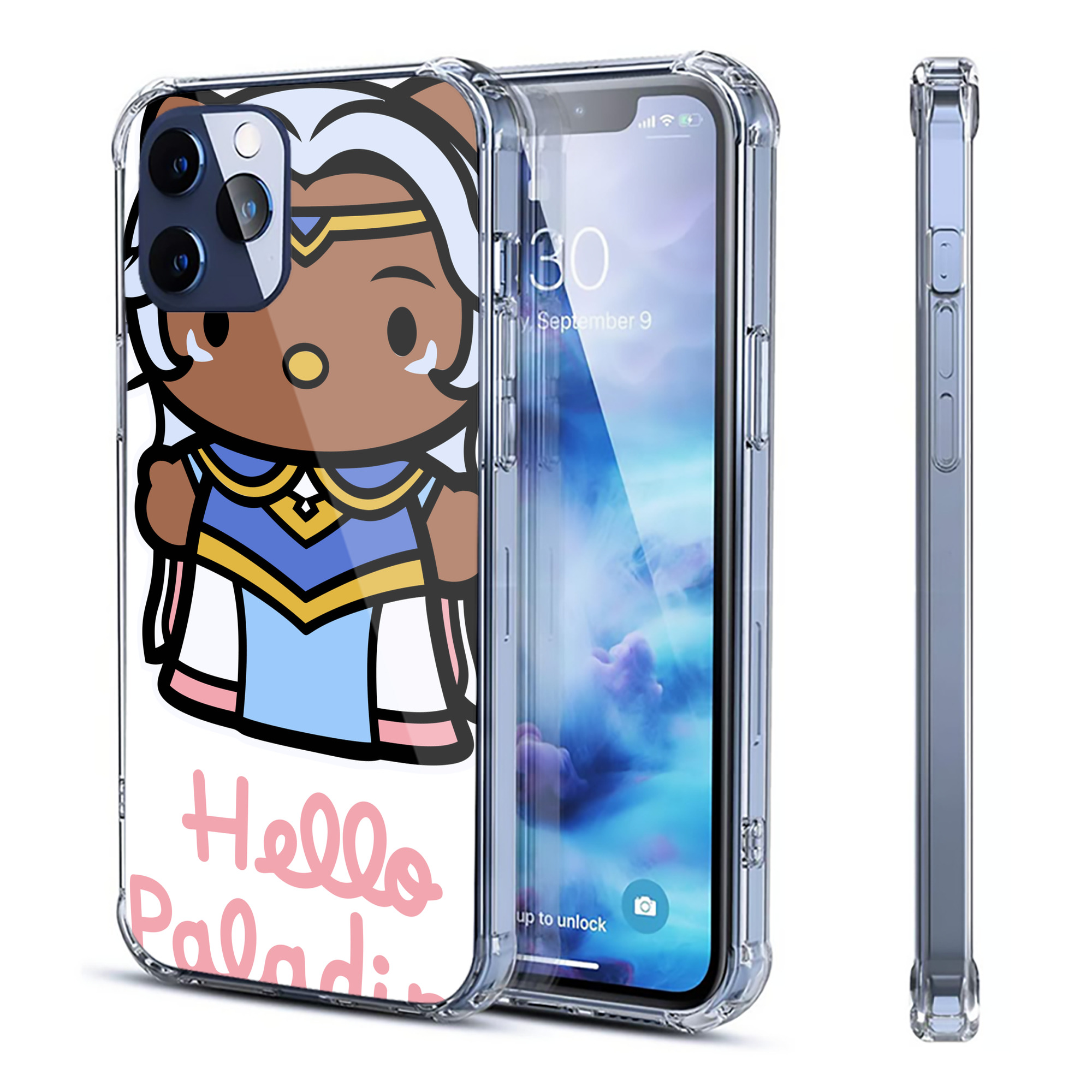（画像用） Hello Kitty ハローキティ 【iPhone 12シリーズ対応】透明スマホケース（クリアソフトケース）
